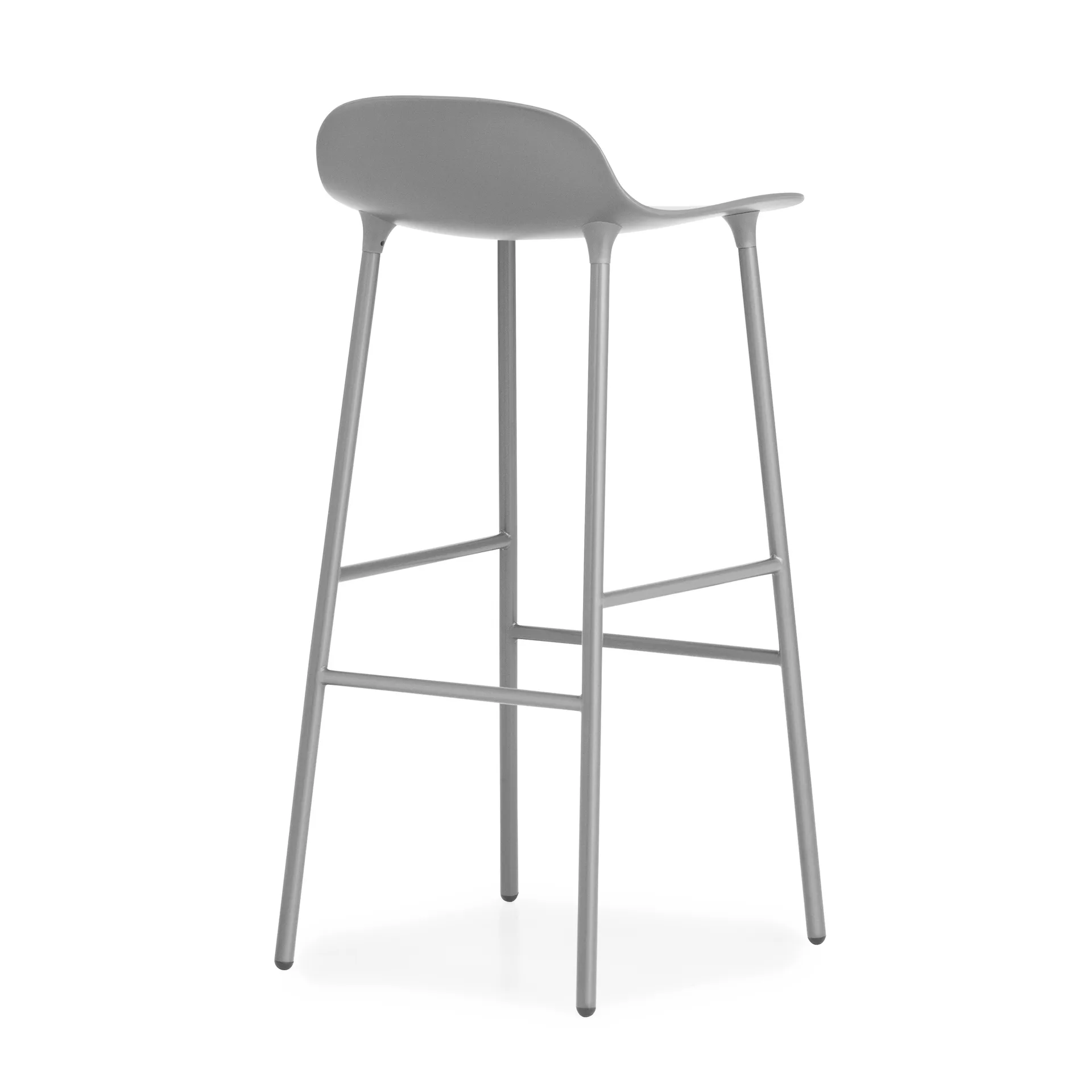 Form 吧台椅 金属腿75cm, 灰色 Normann Copenhagen