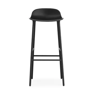 Form 吧台椅 金属腿75cm - 黑色 - Normann Copenhagen