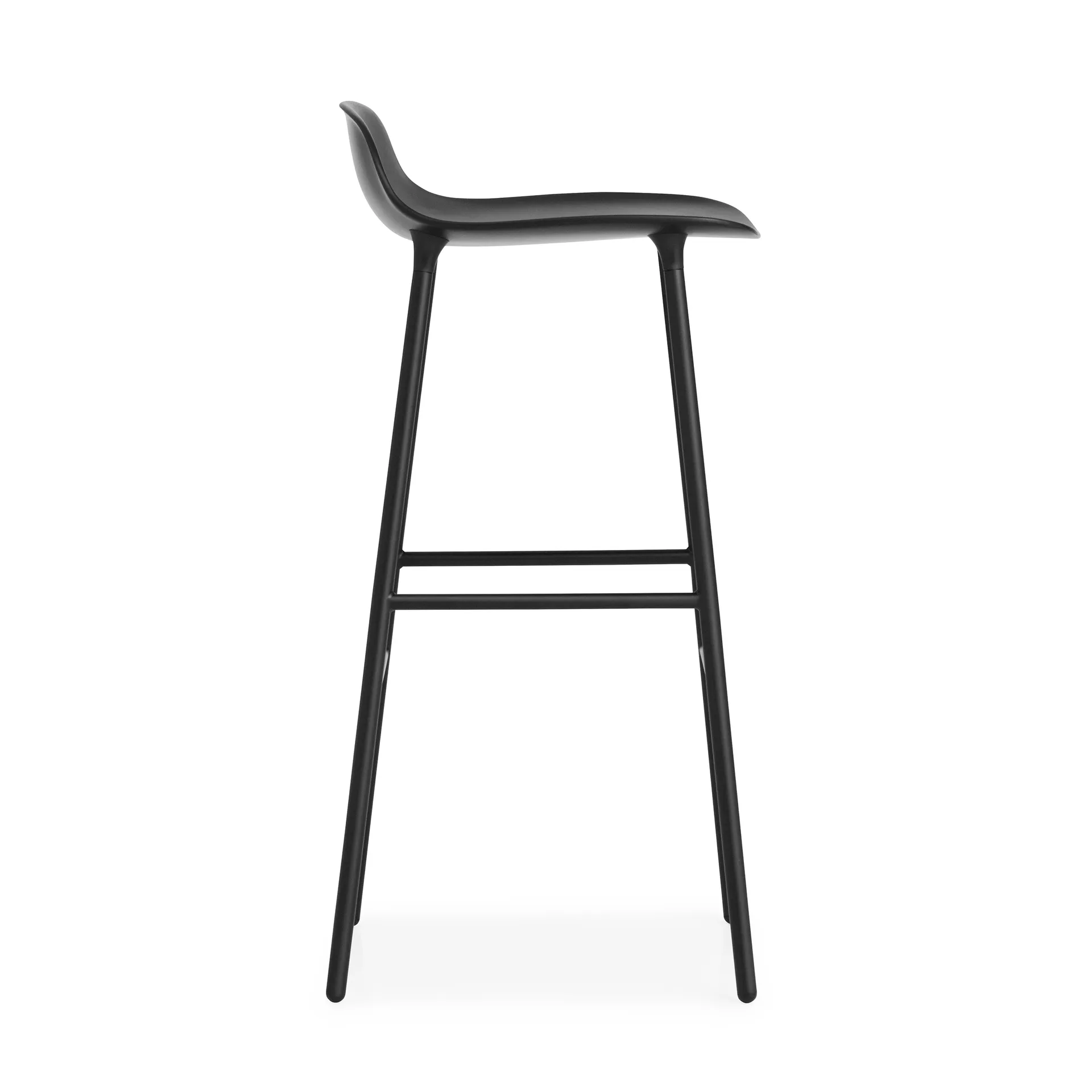 Form 吧台椅 金属腿75cm, 黑色 Normann Copenhagen