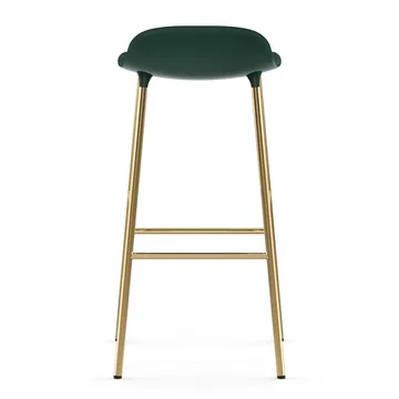 Form 吧台椅 青铜色椅腿75cm - 绿色 - Normann Copenhagen