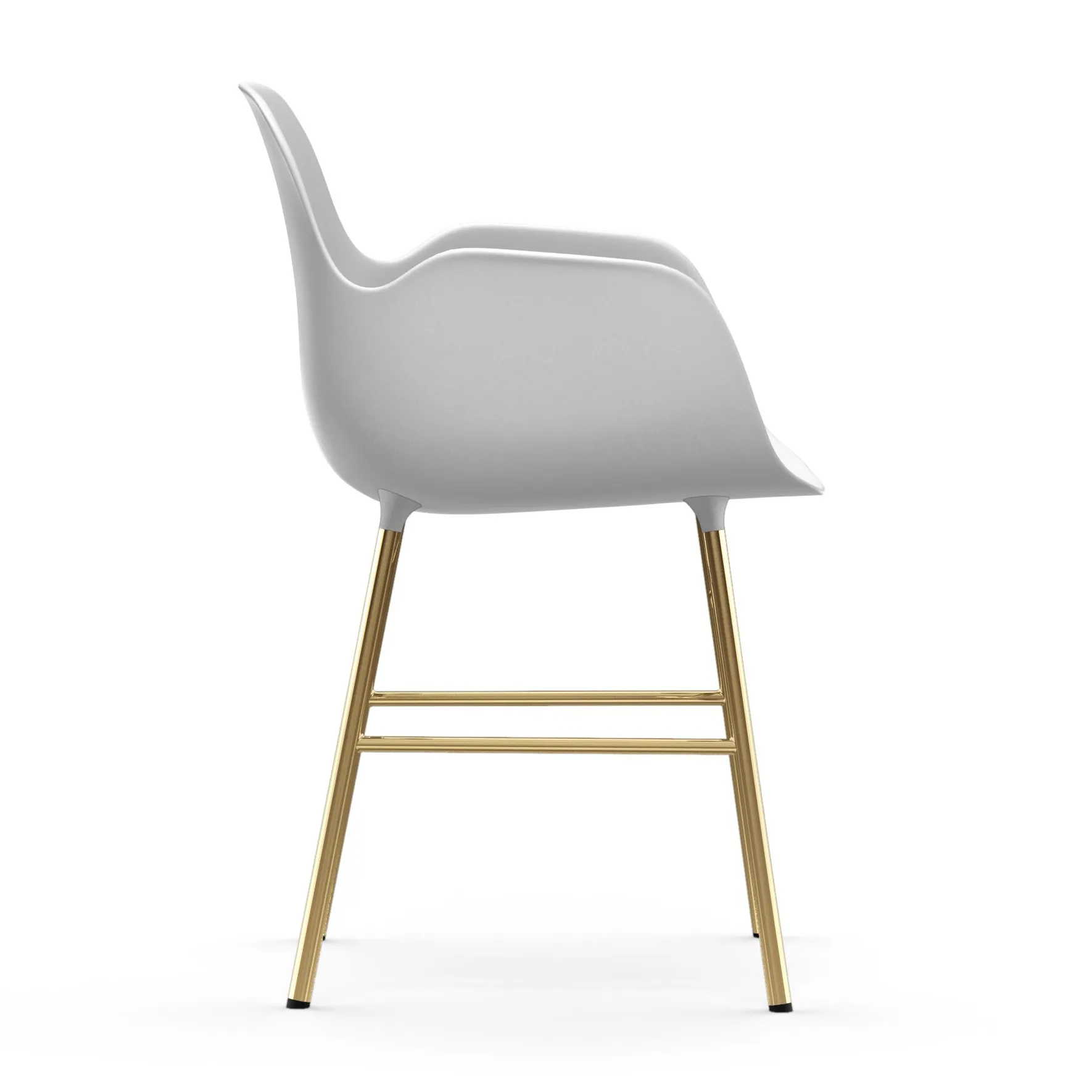 Form armchair bronze legs, 白色 Normann Copenhagen