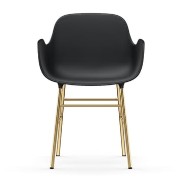 Form armchair bronze legs - 黑色 - Normann Copenhagen
