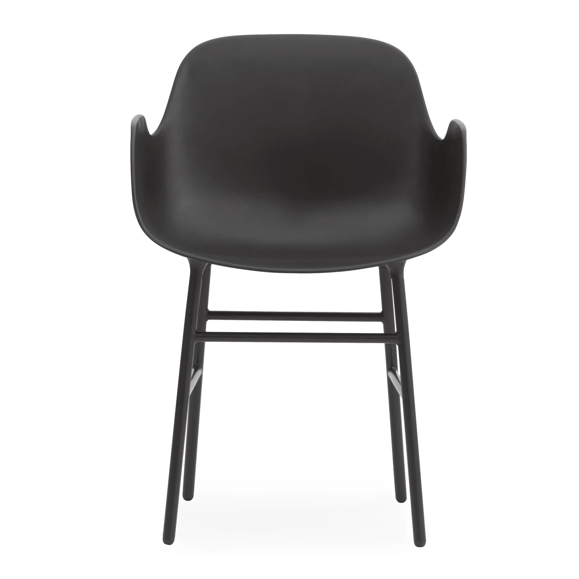 Form armchair metal legs, 黑色 Normann Copenhagen