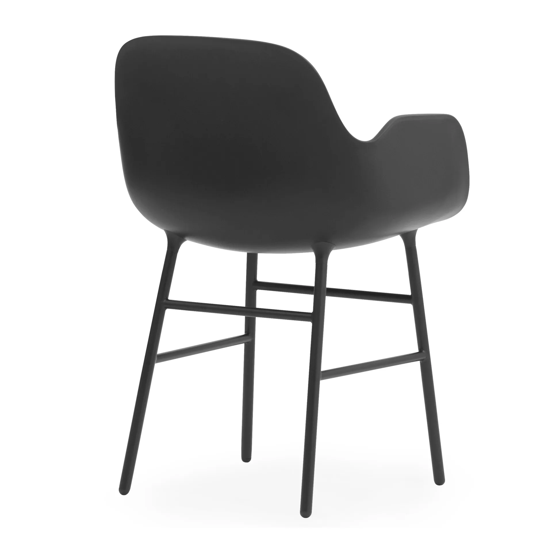 Form armchair metal legs, 黑色 Normann Copenhagen