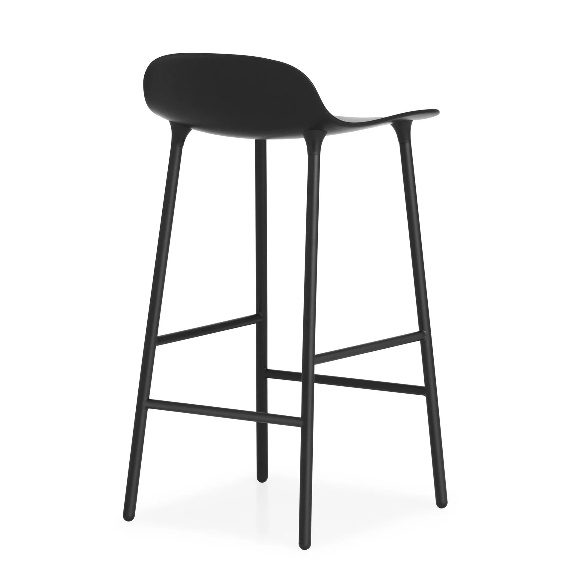 Form barstool metal legs 凳子, 黑色 Normann Copenhagen