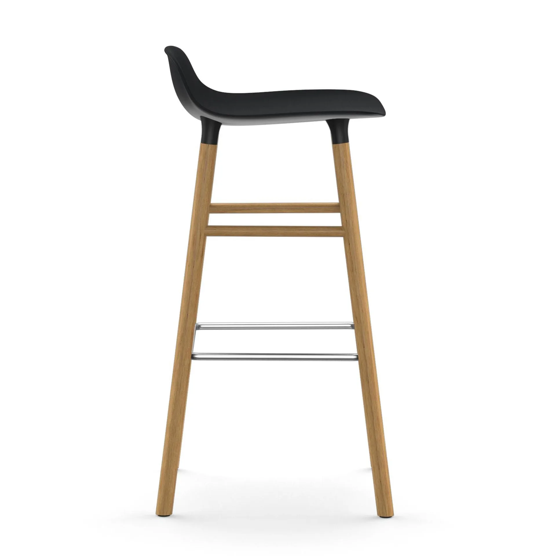 Form barstool oak legs 凳子, 黑色 Normann Copenhagen
