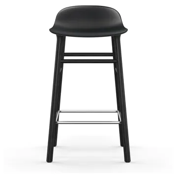 Form Chair 吧台椅 上漆橡木腿65cm - 黑色 - Normann Copenhagen