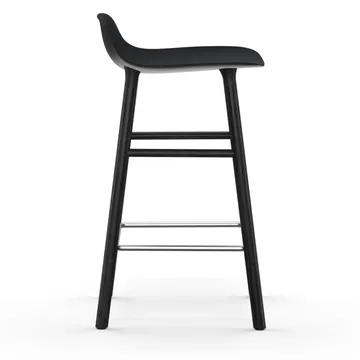 Form Chair 吧台椅 上漆橡木腿65cm - 黑色 - Normann Copenhagen
