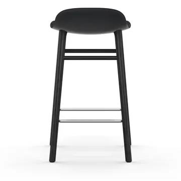 Form Chair 吧台椅 上漆橡木腿65cm - 黑色 - Normann Copenhagen