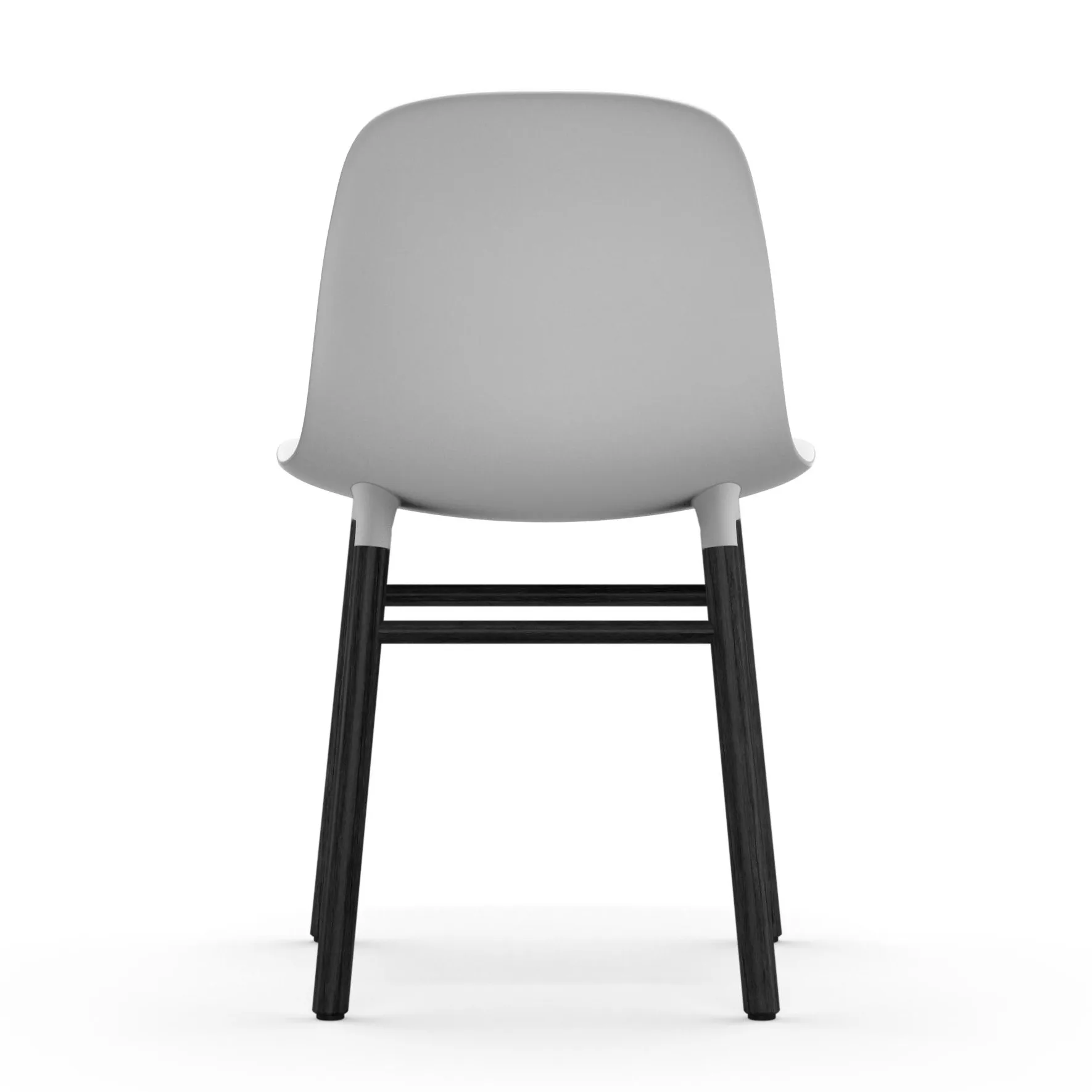 Form 椅子 leg - black, 白色 Normann Copenhagen