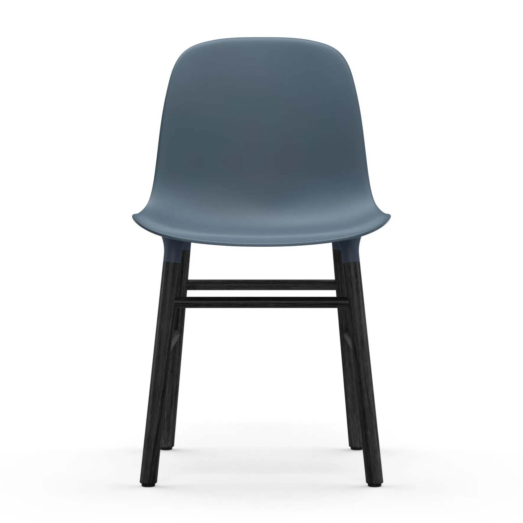 Form 椅子 leg - black, 蓝色 Normann Copenhagen