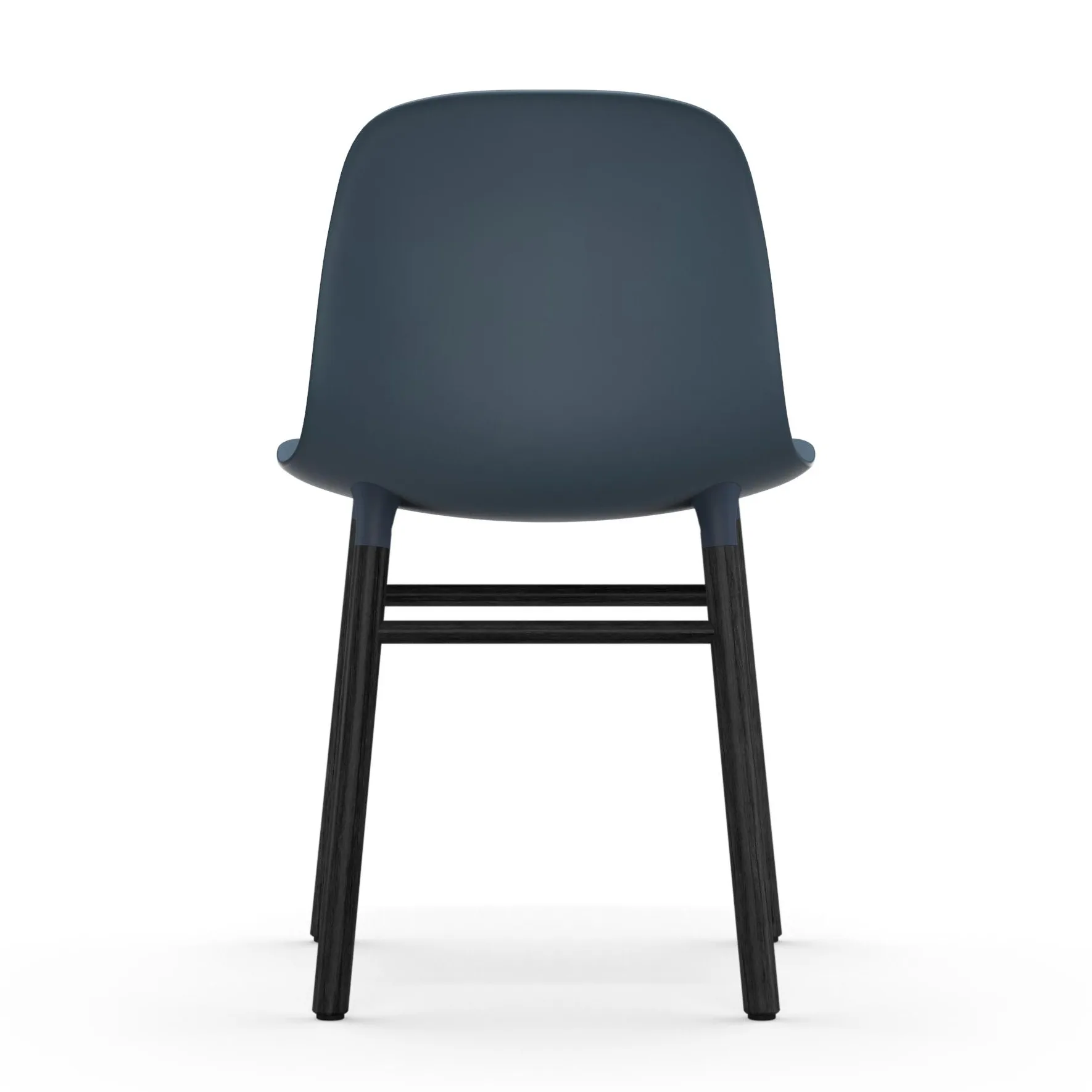 Form 椅子 leg - black, 蓝色 Normann Copenhagen