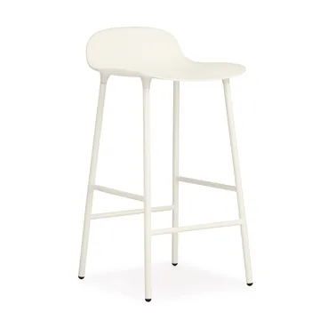 Form 吧台椅 金属腿 - 白色 - Normann Copenhagen