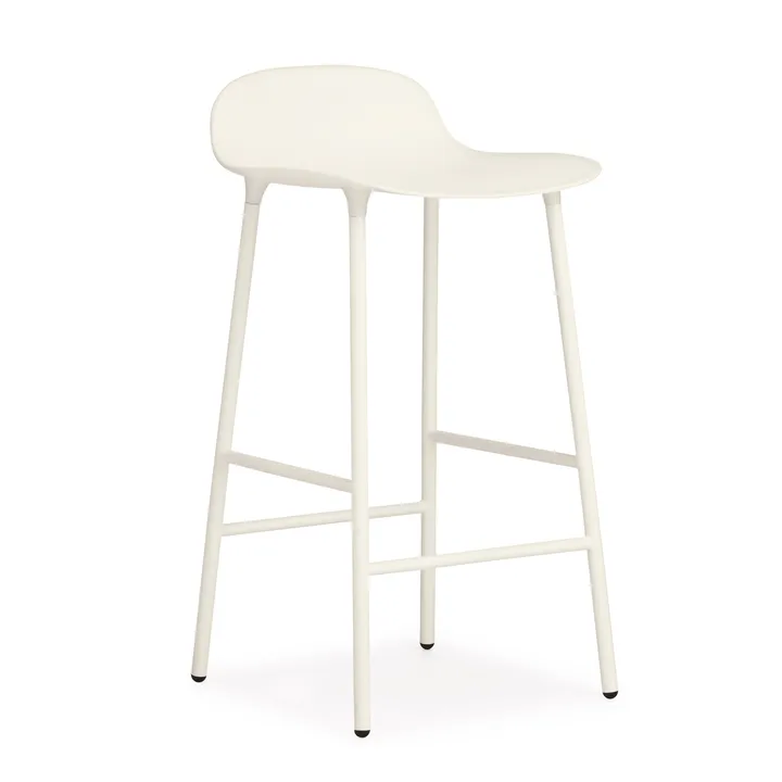Form 吧台椅 金属腿 - 白色 - Normann Copenhagen