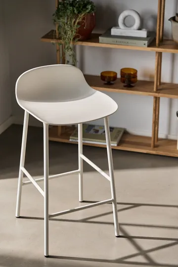Form 吧台椅 金属腿 - 白色 - Normann Copenhagen
