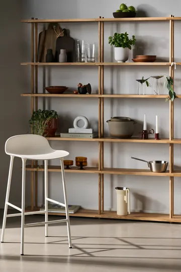Form 吧台椅 金属腿 - 白色 - Normann Copenhagen