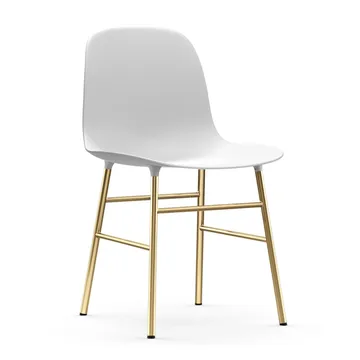 Form 黄铜材质椅腿配件 - 白色 - Normann Copenhagen