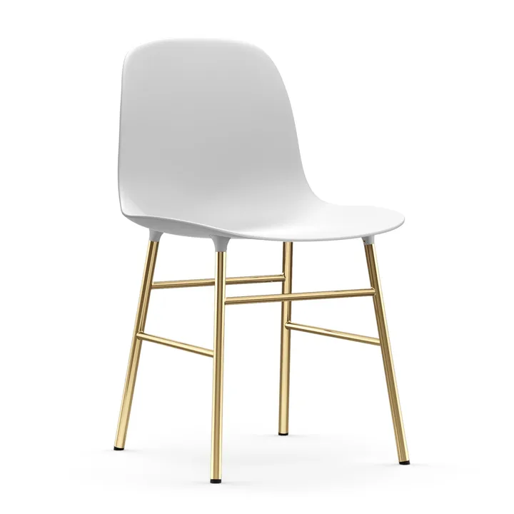 Form 黄铜材质椅腿配件 - 白色 - Normann Copenhagen