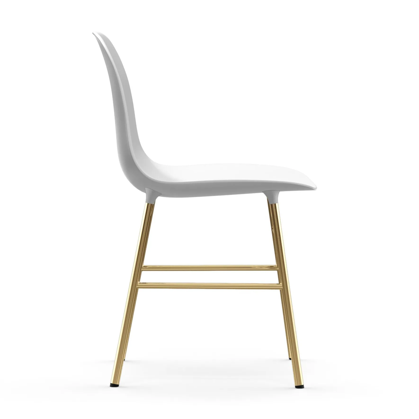 Form 黄铜材质椅腿配件, 白色 Normann Copenhagen