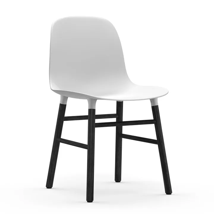 Form 椅腿 黑色 - 白色 - Normann Copenhagen