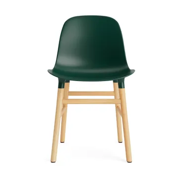 Form 椅子 - 绿色_橡木支腿 - Normann Copenhagen