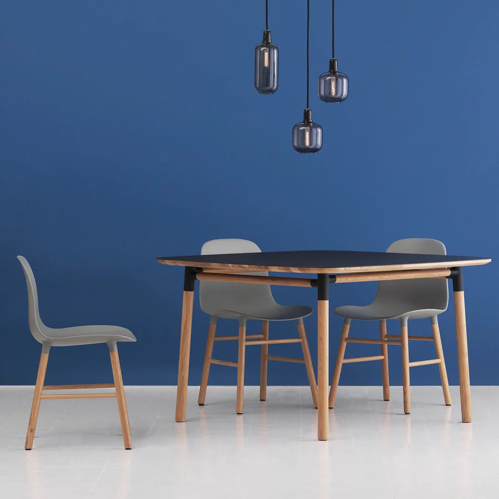 Form 椅子, 绿色_橡木支腿 Normann Copenhagen