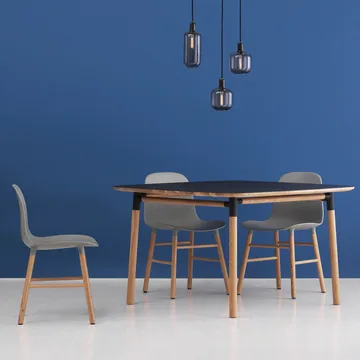 Form 椅子 - 绿色_橡木支腿 - Normann Copenhagen