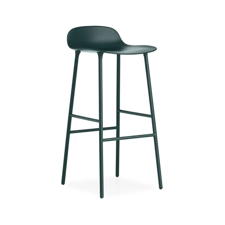 Form 高吧凳 - 绿色_绿色漆面钢支腿 - Normann Copenhagen