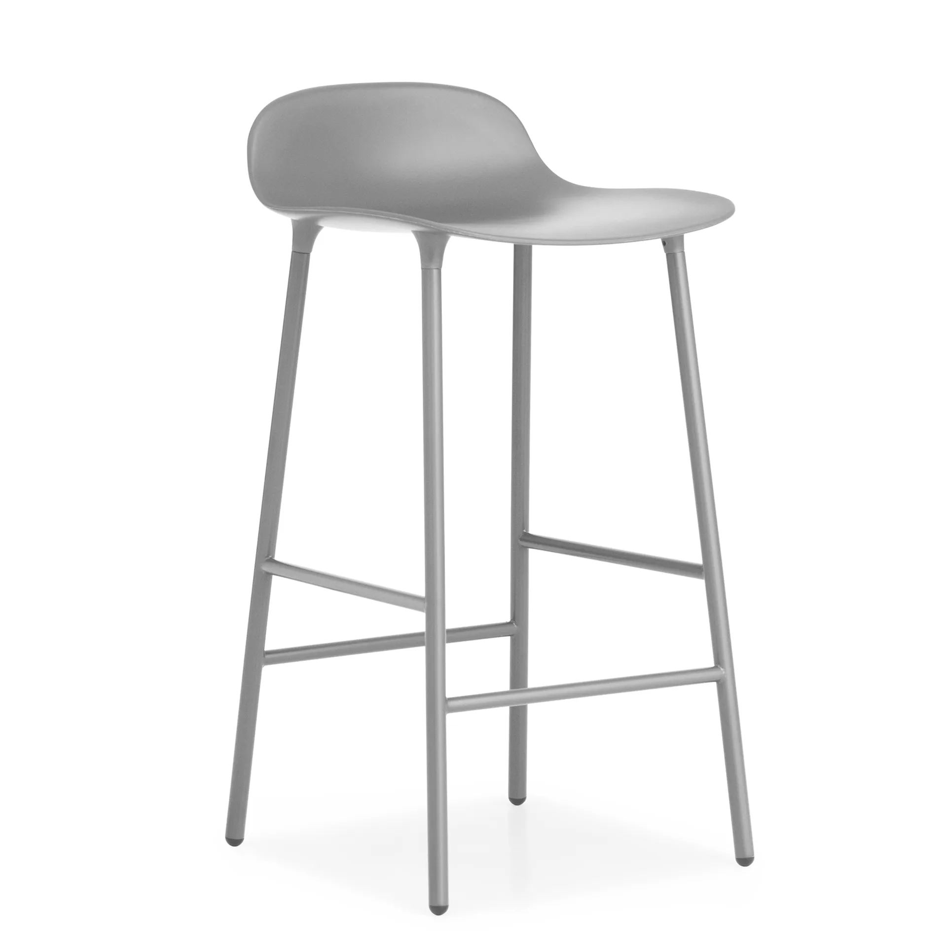 Form 吧台椅 金属腿, 灰色 Normann Copenhagen