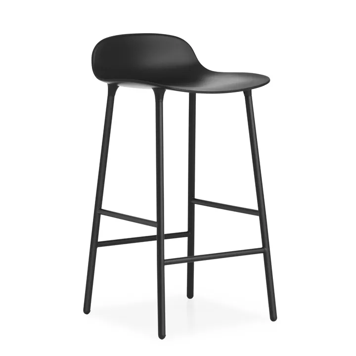 Form 吧台椅 金属腿 - 黑色 - Normann Copenhagen