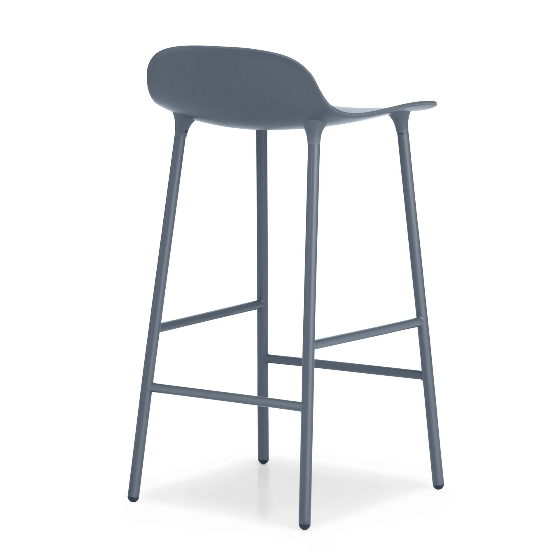 Form 吧台椅 金属腿, 蓝色 Normann Copenhagen