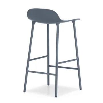 Form 吧台椅 金属腿 - 蓝色 - Normann Copenhagen
