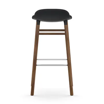 Form 吧台椅 胡桃木腿 - 黑色 - Normann Copenhagen