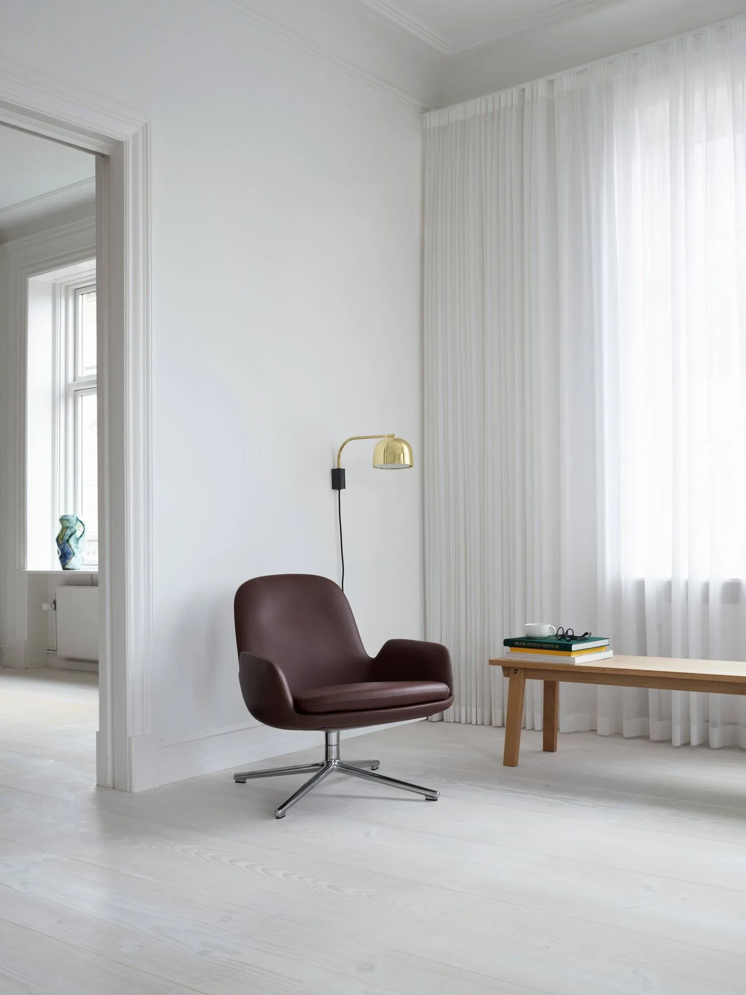Grant 壁灯, 黄铜_小号_钢_花岗岩 Normann Copenhagen