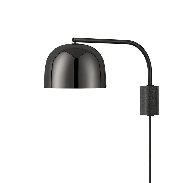 Grant 壁灯 - 黑色_小号_钢_花岗岩 - Normann Copenhagen