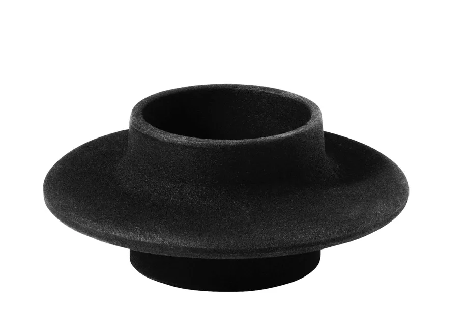 Heima烛台10cm玻璃蜡烛灯, 黑色 Normann Copenhagen