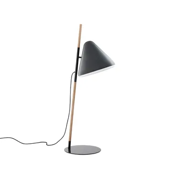 Hello 落地灯 - 灰色, beech legs - Normann Copenhagen