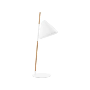 Hello 落地灯 - 白色_榉木支腿 - Normann Copenhagen