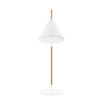 Hello 落地灯 - 白色_榉木支腿 - Normann Copenhagen