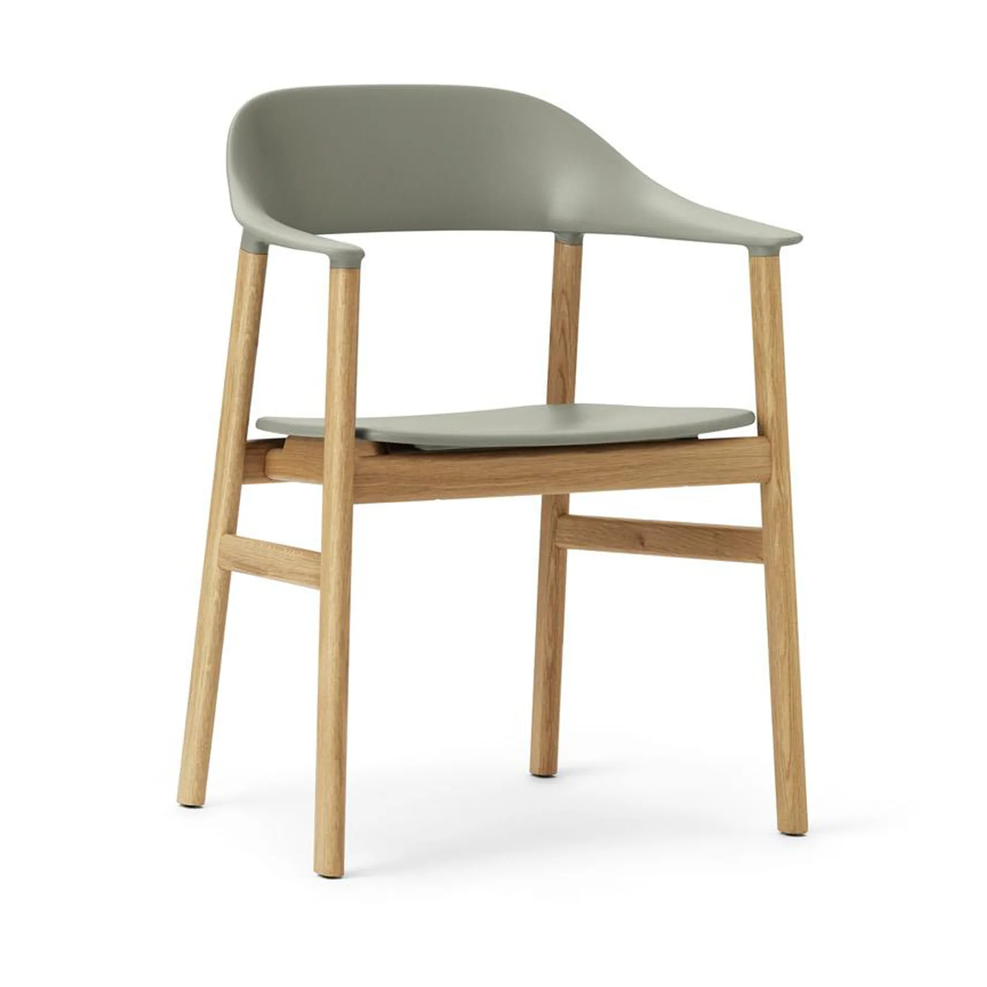 Herit armchair oak, Dusty 绿色 Normann Copenhagen