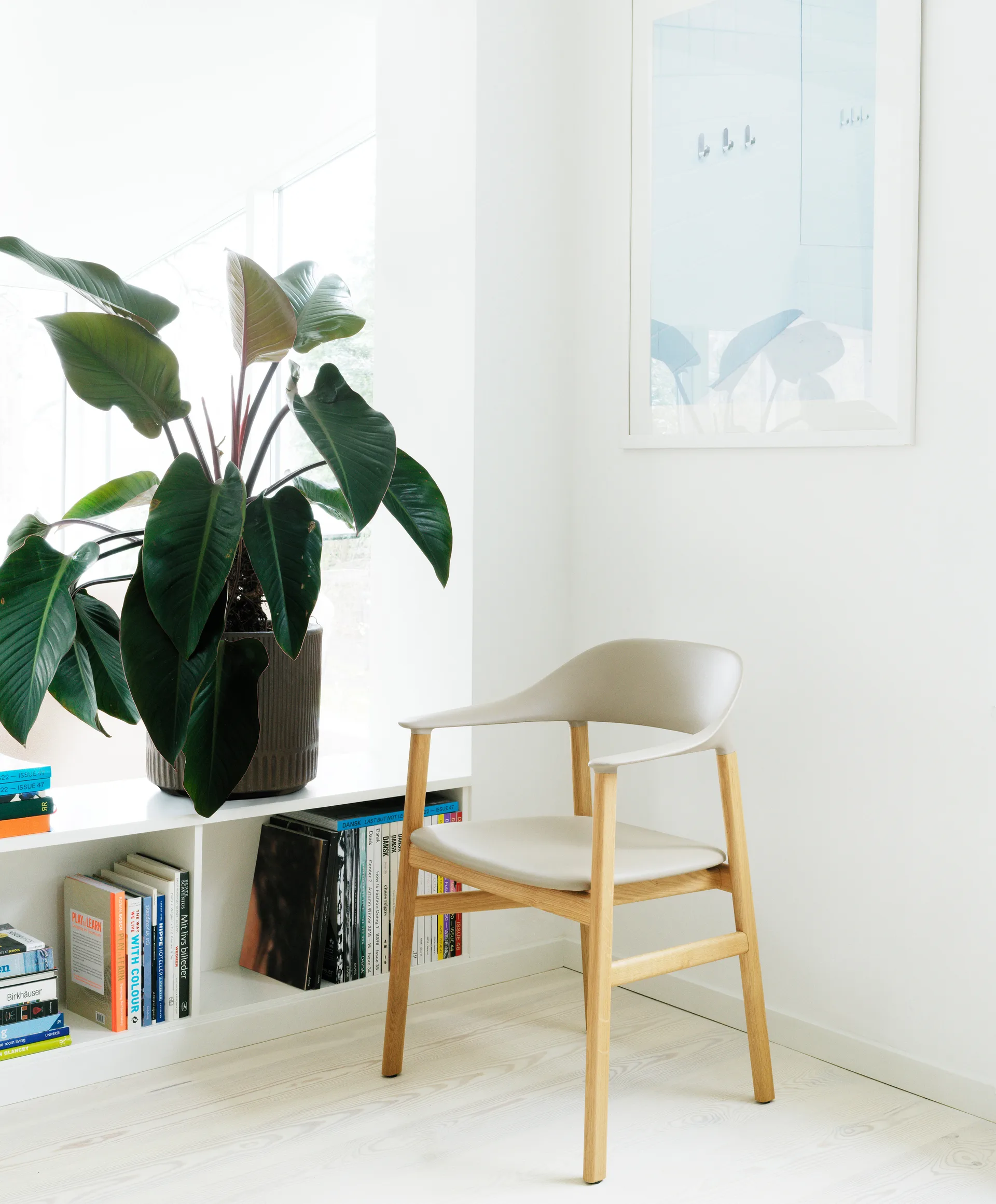 Herit armchair oak, 沙色 Normann Copenhagen