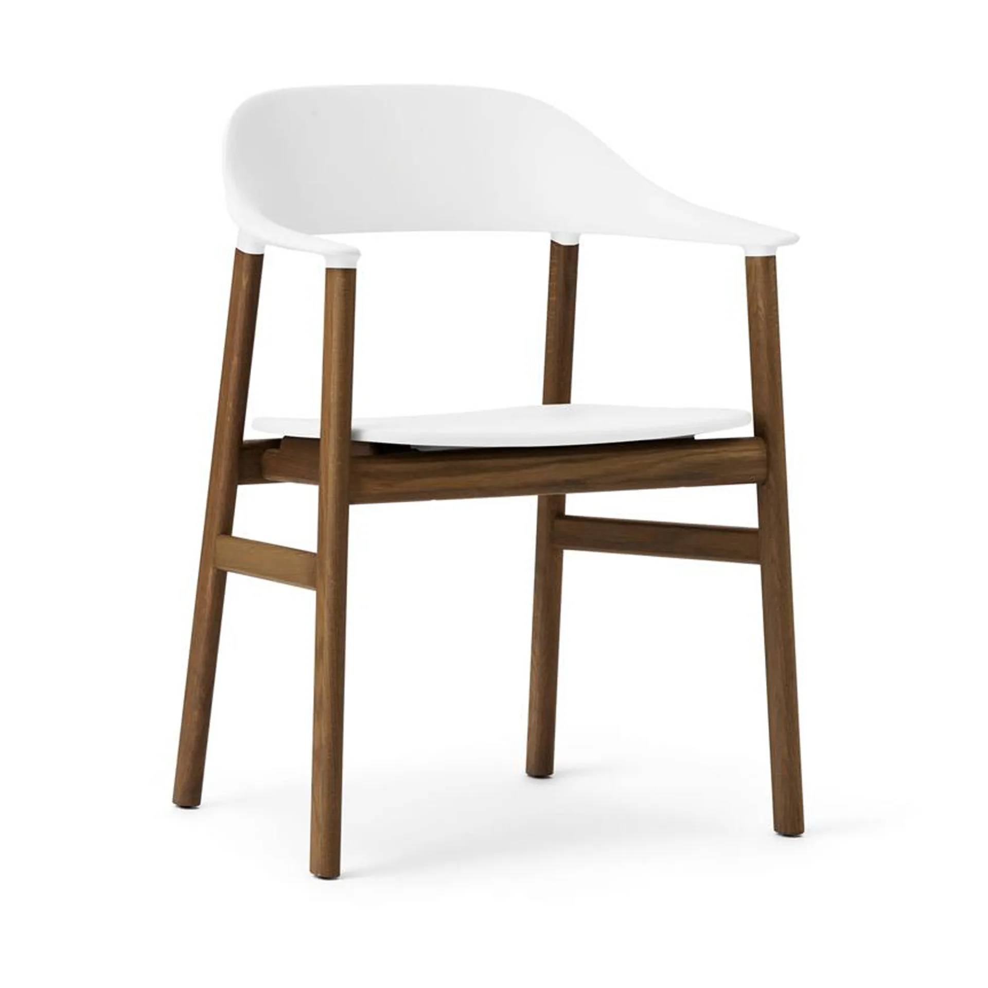 Herit armchair smoked oak, 白色 Normann Copenhagen