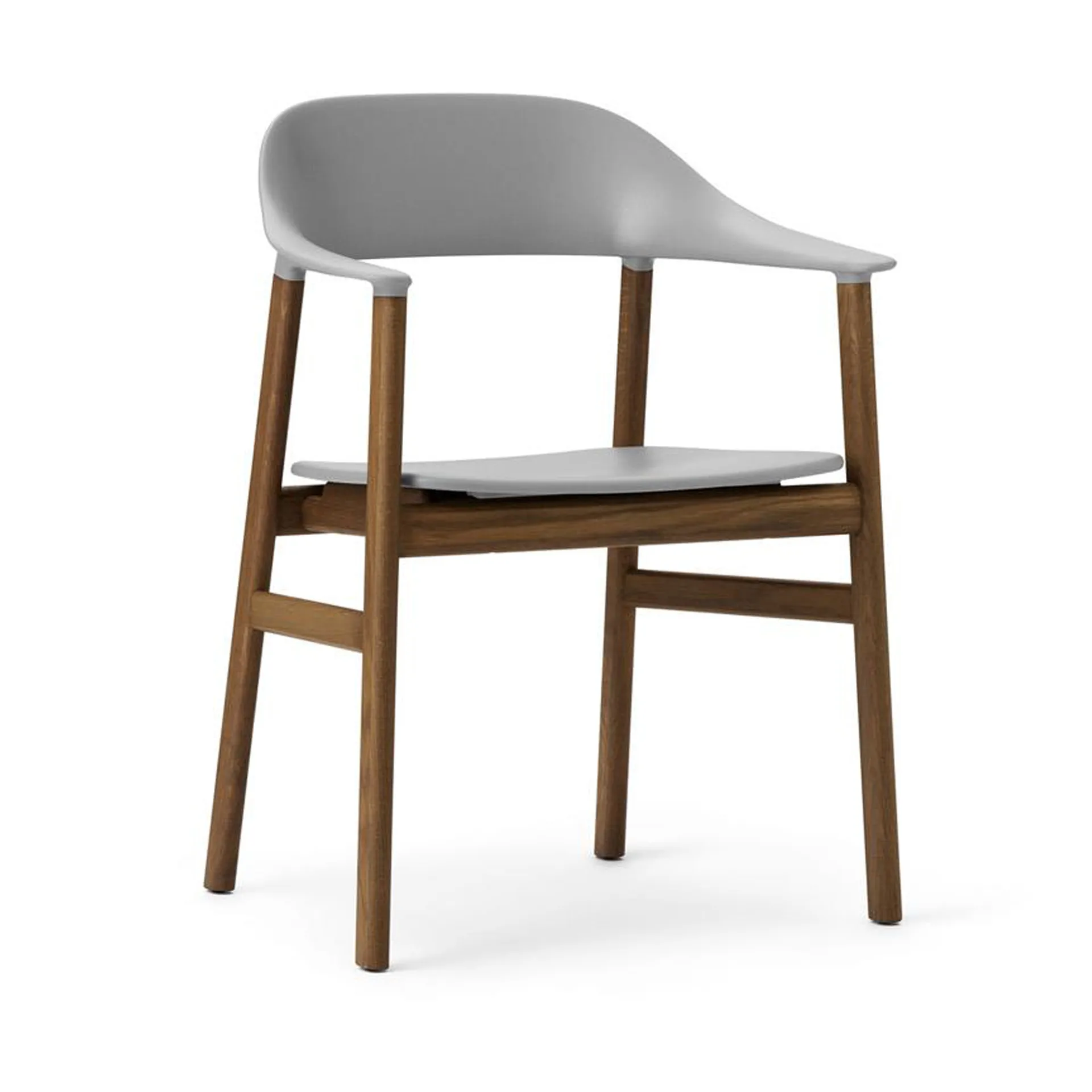 Herit armchair smoked oak, 灰色 Normann Copenhagen