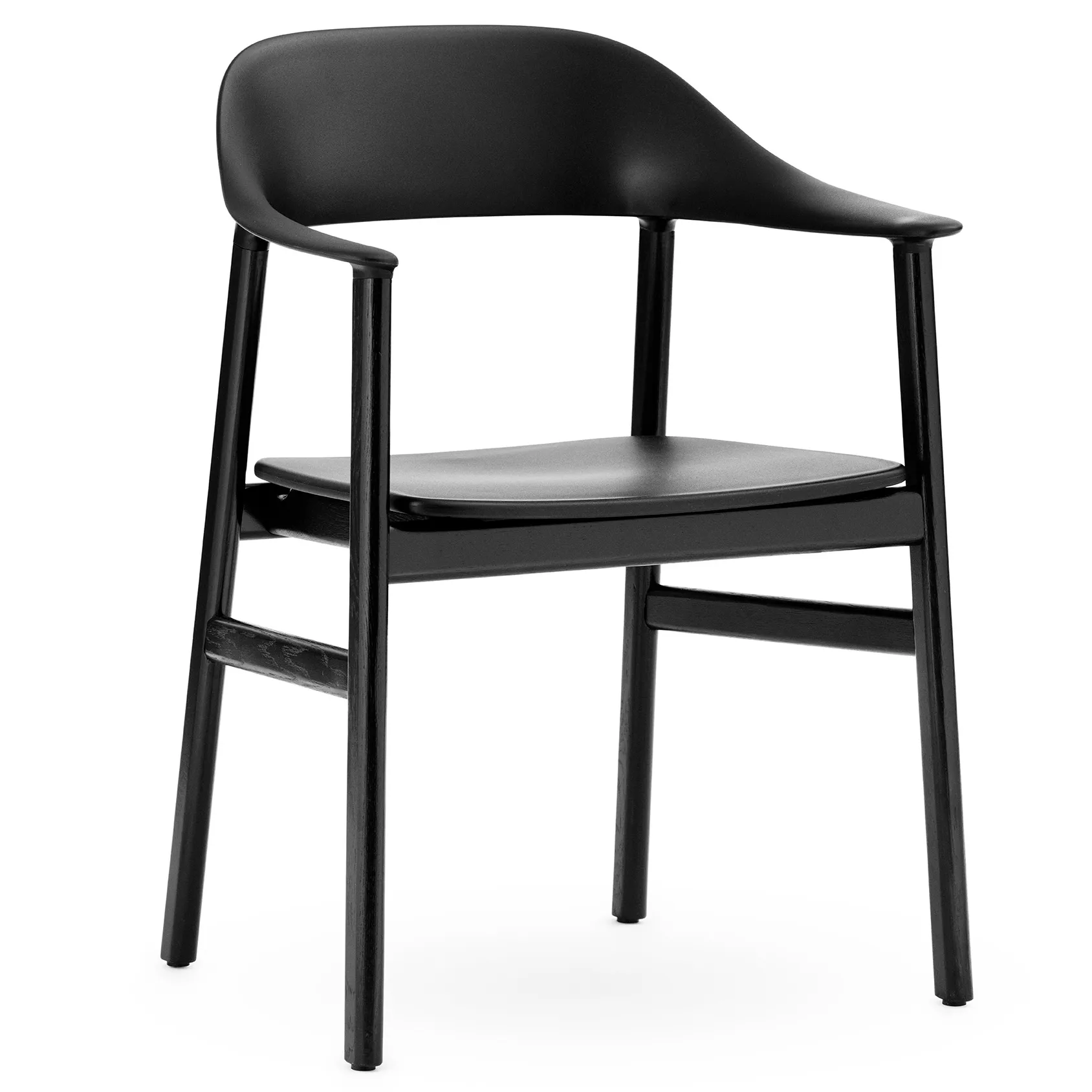 Herit 椅子 armrest black oak, 黑色 Normann Copenhagen