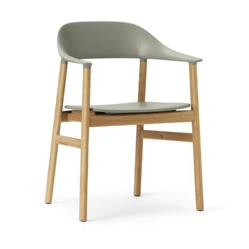 Herit 橡木扶手椅 - 灰绿色 - Normann Copenhagen