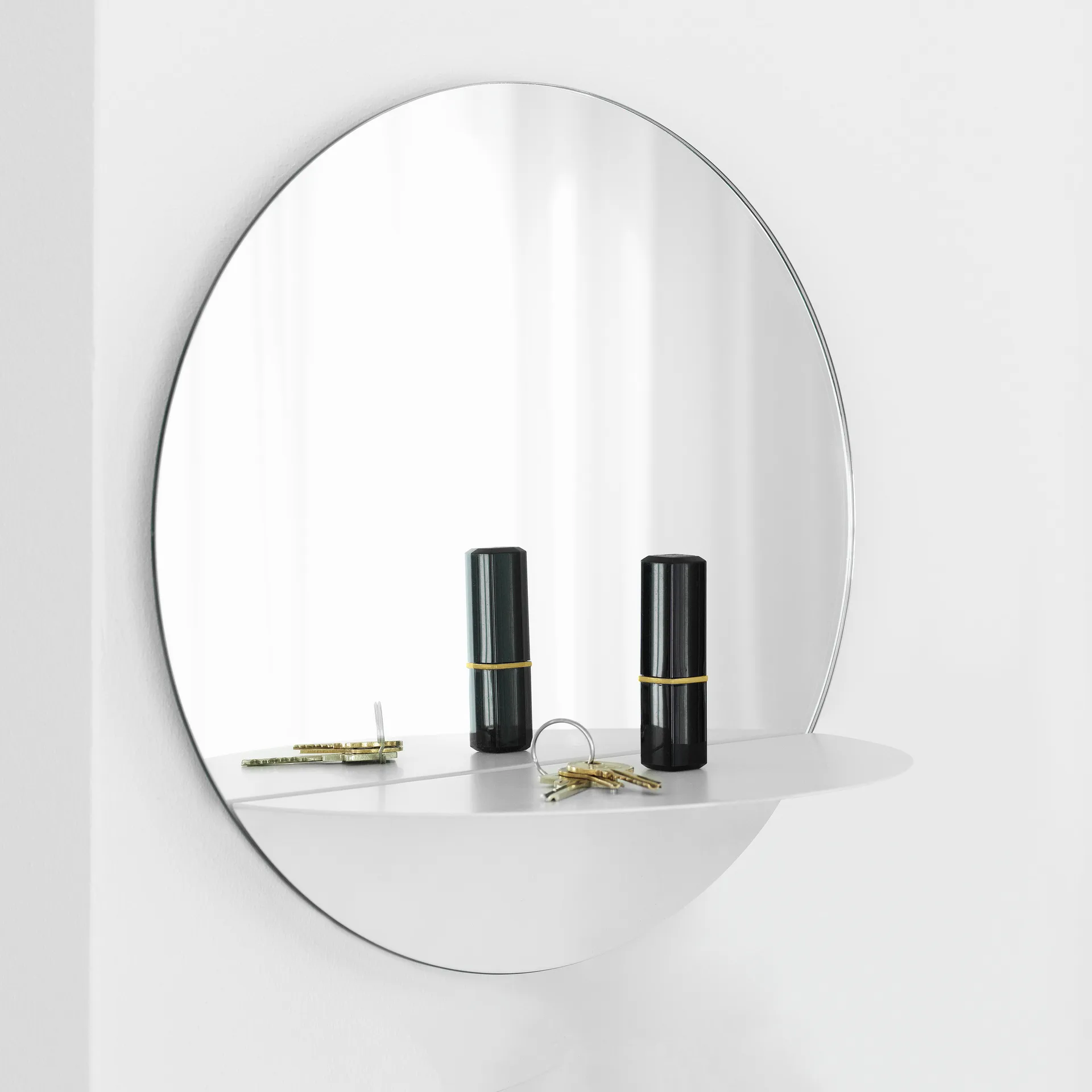 Horizon 圆形镜, 白色 Normann Copenhagen