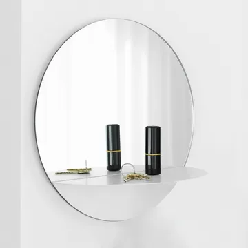 Horizon 圆形镜 - 白色 - Normann Copenhagen