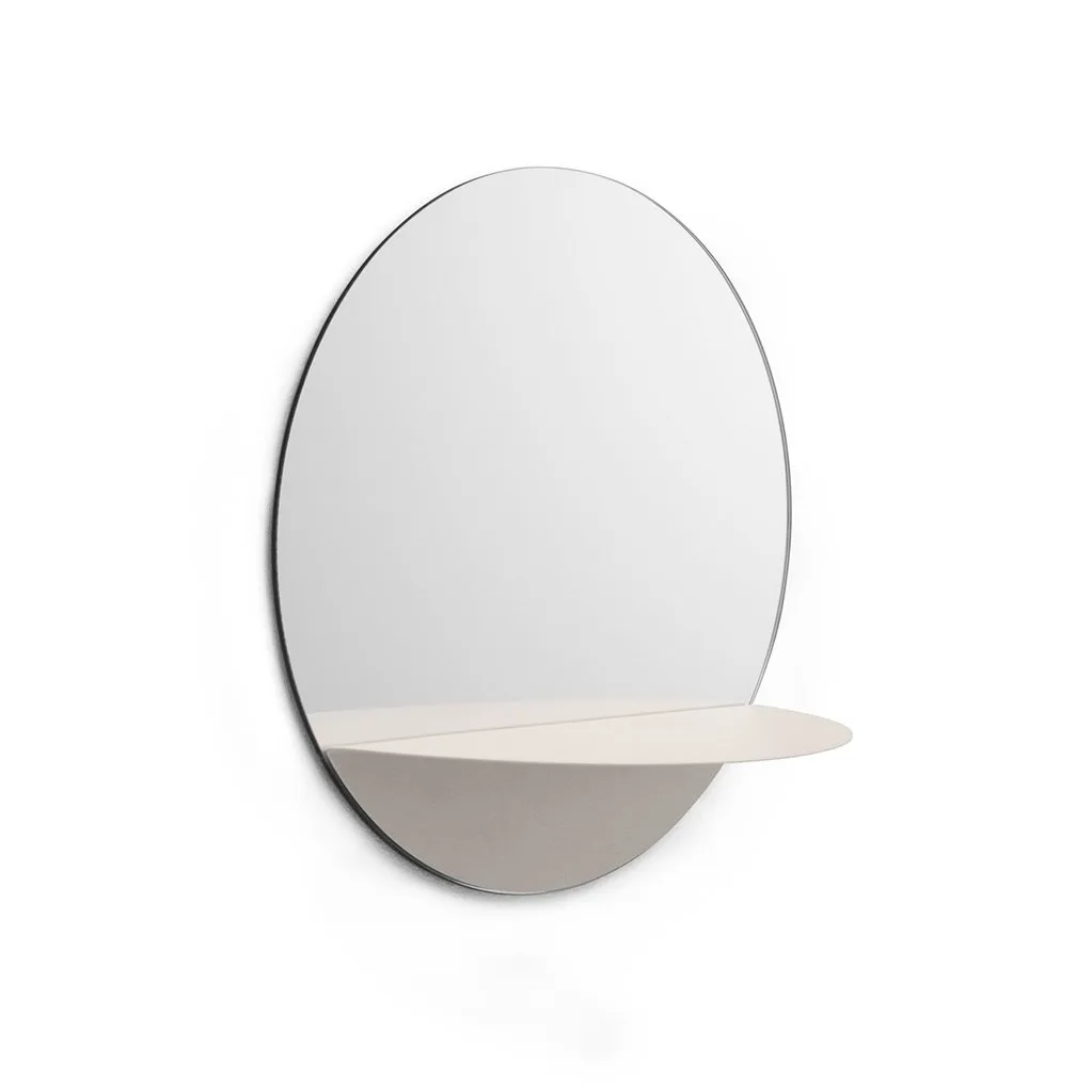 Horizon 圆形镜, 白色 Normann Copenhagen
