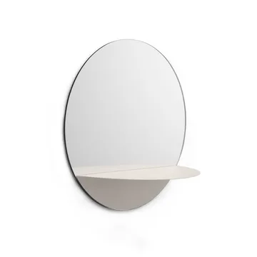 Horizon 圆形镜 - 白色 - Normann Copenhagen