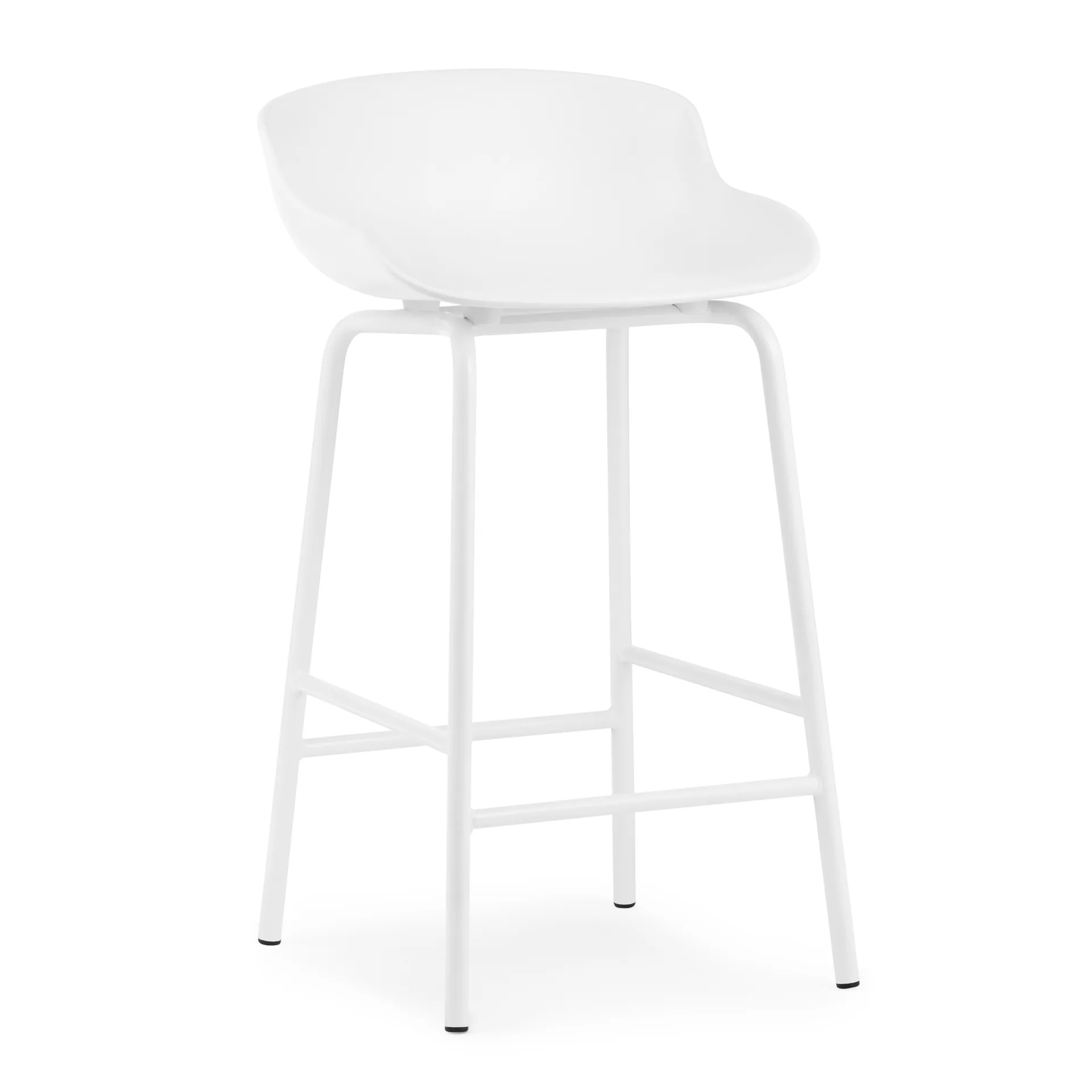 Hyg 吧台椅 金属腿65cm, 白色 Normann Copenhagen